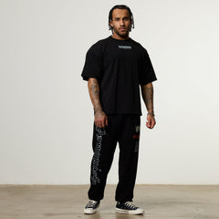 Vanquish Olympus Black Minotaur Oversized Boxy T Shirt