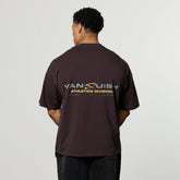 QUICKSTRIKE BLACK BOXY OVERSIZED T SHIRT
