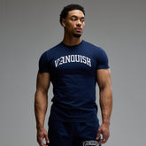 ACADEMY ARCH NAVY SLIM FIT T SHIRT