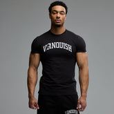 ACADEMY ARCH BLACK SLIM FIT T SHIRT