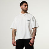 Vanquish Off Season White Oversized Boxy Pocket T Shirt