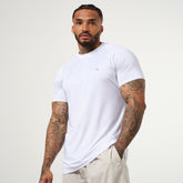 Vanquish Essential White Performance Short Sleeve T Shirt