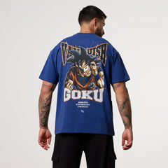 Vanquish DBS Goku Navy Oversized T-Shirt