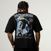 Vanquish Olympus Black Minotaur Oversized Boxy T Shirt