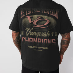 Vanquish Revolve Heritage Star Black Oversized T Shirt