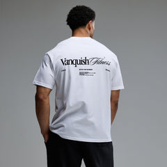 REVOLVE SCRIPT WHITE OVERSIZED T SHIRT