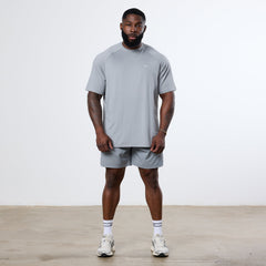 Vanquish Essential Steel Grey Performance Oversized T Shirt