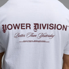 REVOLVE POWER DIVISION WHITE OVERSIZED BOXY T SHIRT