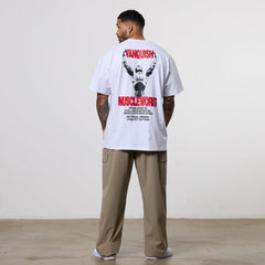Vanquish x Muscleworks White Oversized T-Shirt