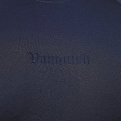 Vanquish Ultra Soft Navy Blue Oversized Sleeveless T Shirt