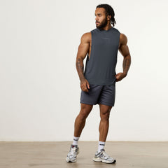 Vanquish Ultra Soft Denim Blue Oversized Sleeveless T Shirt