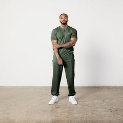 Vanquish Essential Forest Green Slim Fit Short Sleeve T Shirt