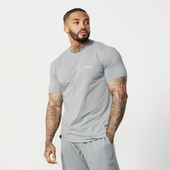 Vanquish Essential Steel Grey Slim Fit Short Sleeve T Shirt