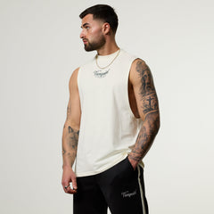 Vanquish Off Season Vintage White Sleeveless T Shirt