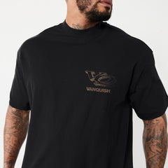Vanquish Revolve Heritage Star Black Oversized T Shirt