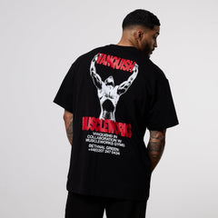 Vanquish x Muscleworks Black Oversized T-Shirt
