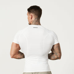Vanquish Utility White Short Sleeve Base Layer Top