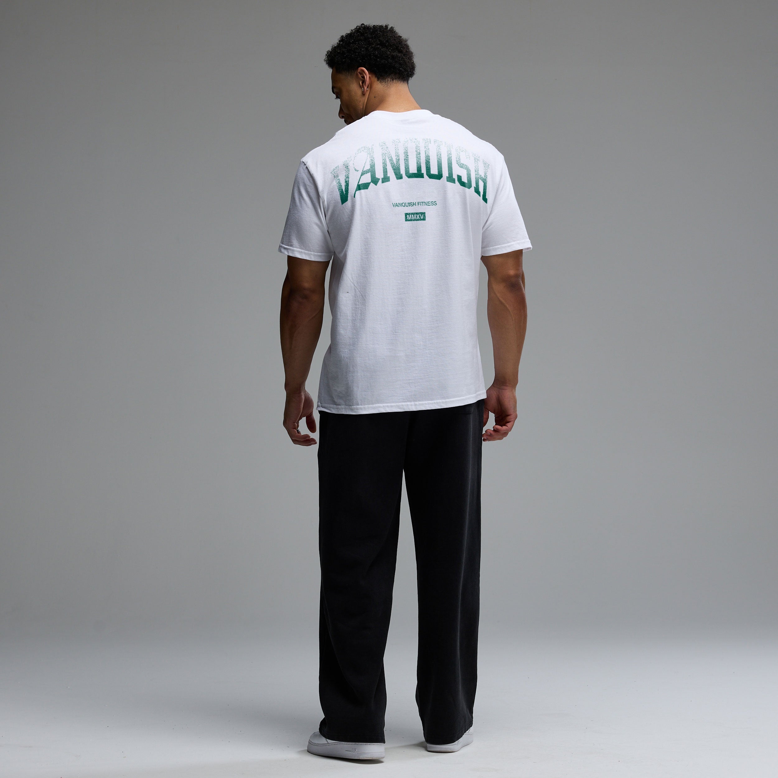 REVOLVE FADE WHITE GREEN OVERSIZED T SHIRT