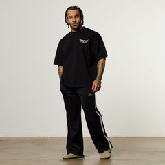 Vanquish Off Season Black Oversized Boxy T Shirt