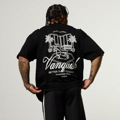Vanquish Off Season Black Oversized Boxy T Shirt