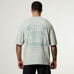 Vanquish Off Season Green Oversized Boxy T Shirt