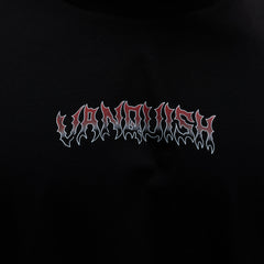 VQ x Baki: Black Oliva Boxy Oversized T Shirt