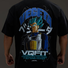 Vanquish DBS Vegeta SSGSS Black Oversized T Shirt