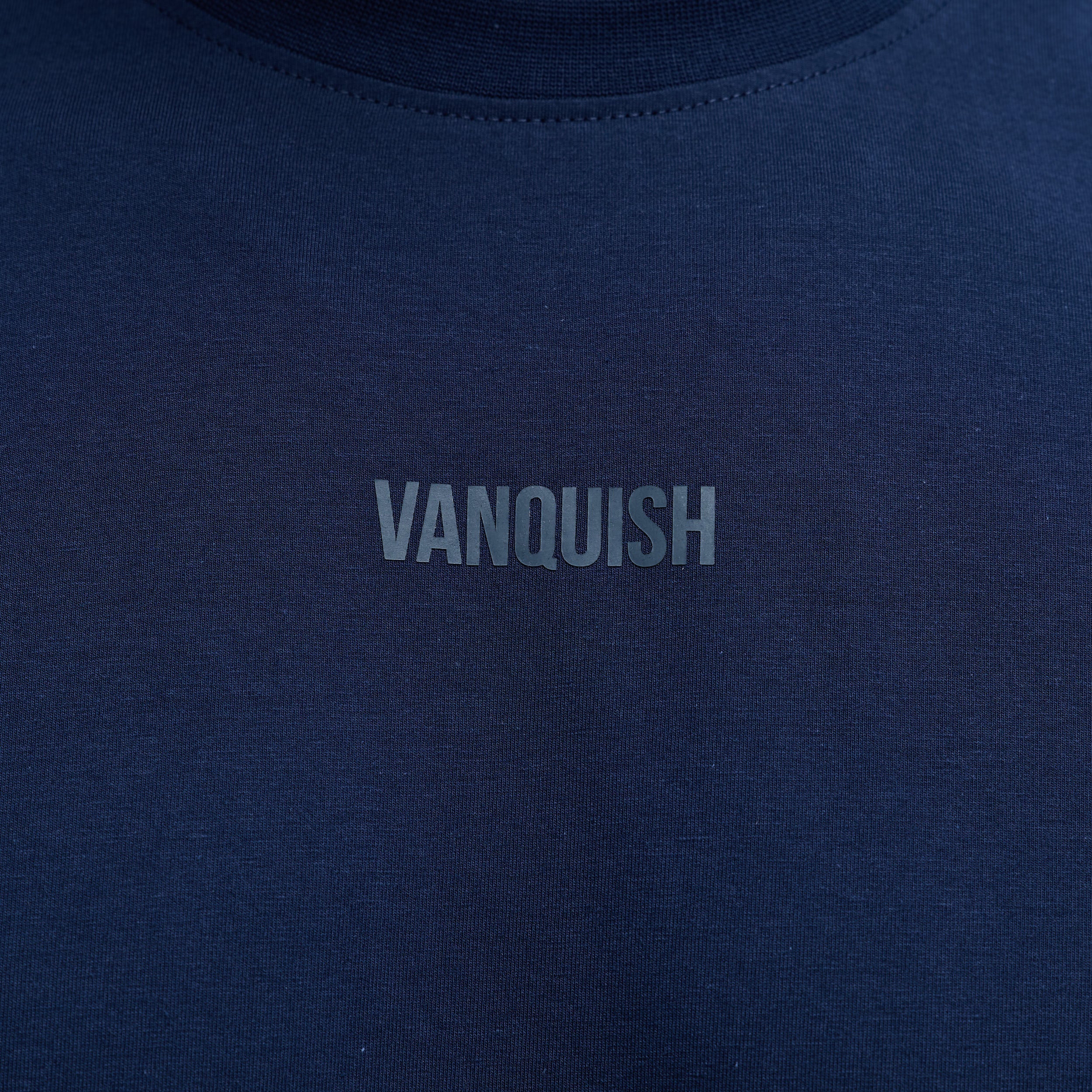 Vanquish Essential V2 Navy Oversized Boxy T Shirt