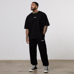 Vanquish Dark Script Black Oversized T-Shirt
