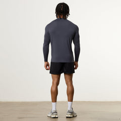 Vanquish Ultra Soft Denim Blue Long Sleeve Slim Fit T Shirt