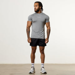Vanquish Ultra Soft Steel Grey Slim Fit T Shirt