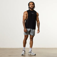 Vanquish Ultra Soft Black Oversized Sleeveless T Shirt