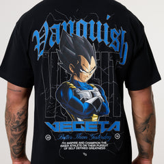 Vanquish DBS Vegeta Black Oversized T-Shirt