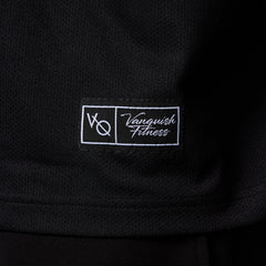 Varsity Black Oversized Boxy Football Jersey