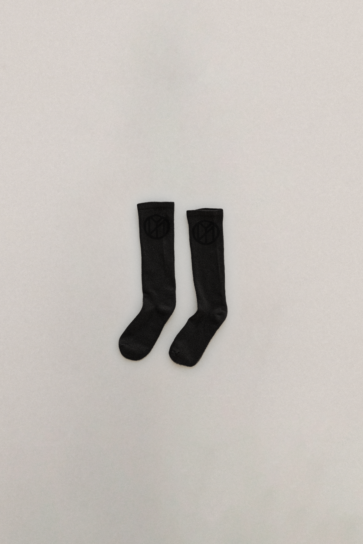 Charcoal Printed Socks 2-Pack