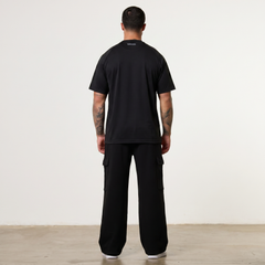 Vanquish Essential Black Performance Oversized T Shirt